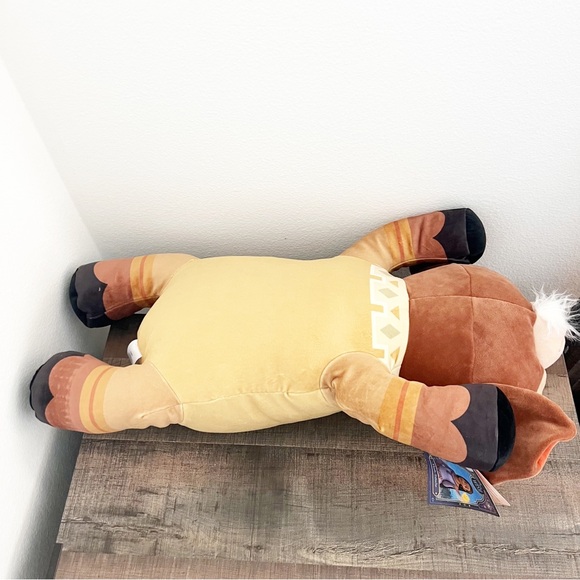 NWT Disney Parks Cuddleez Wish Valentino The Goat Large Plush Yellow Brown 24” - Picture 5 of 7